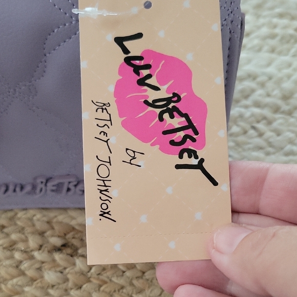 Betsey Johnson Lilac Mini Bag with Pearl Accent - Picture 4 of 13